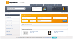 Desktop Screenshot of ogloszenia.jmlnet.pl